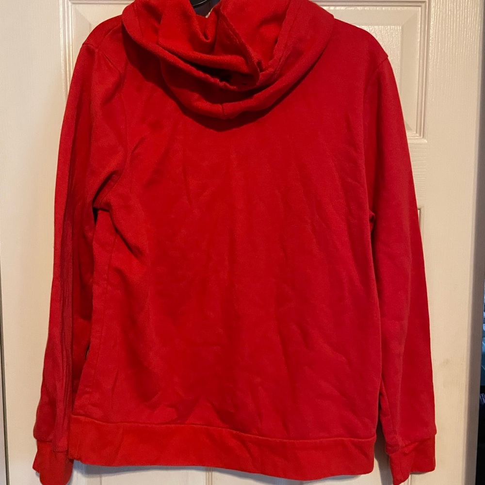 Adidas Men's Bold Red Hoodie - Picture 2 of 3